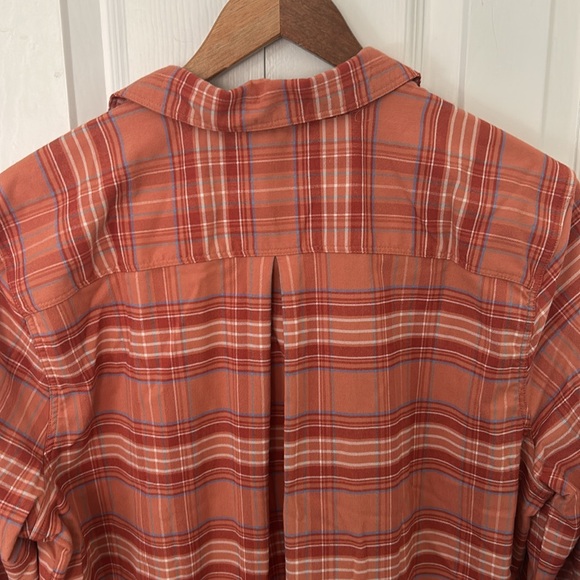Eddie Bauer Classic Fit Button Up Plaid Shirt Sz XL - Picture 6 of 7